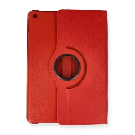 Newface iPad Pro 13 (2024) Kılıf 360 Tablet Deri Kılıf - Kırmızı