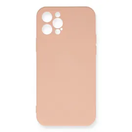 Newface Iphone 12 Pro Max Kılıf Nano Içi Kadife Silikon - Pudra