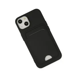 Newface Iphone 14 Plus Kılıf Kelvin Kartvizitli Silikon - Siyah