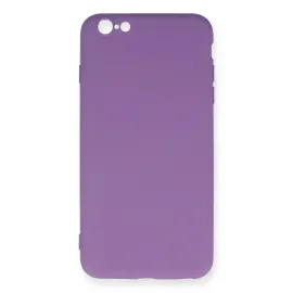 Newface Iphone 6 Plus Kılıf Nano Içi Kadife Silikon - Mor