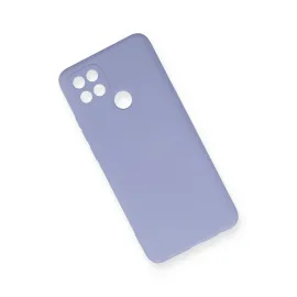 Newface Oppo A15 Kılıf Nano Içi Kadife Silikon - Lila