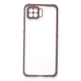 Newface Oppo A73 Kılıf Miami Şeffaf Silikon - Açık Mor