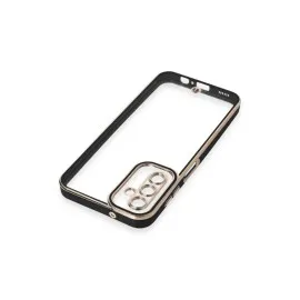 Newface Samsung Galaxy A14 4G Kılıf Liva Lens Silikon - Siyah