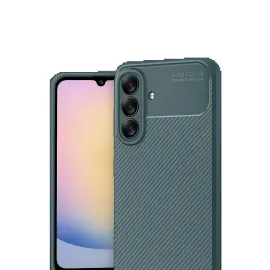 Newface Samsung Galaxy A17 5G Auto Focus Karbon Kapak - Koyu Yeşil