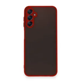 Newface Samsung Galaxy A25 5G Kılıf Montreal Silikon Kapak - Kırmızı