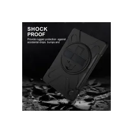 Newface Samsung Galaxy P610 Tab S6 Lite 10.4 Kılıf Amazing Tablet Kapak - Siyah