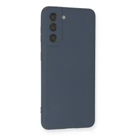 Newface Samsung Galaxy S21 Kılıf Nano içi Kadife Silikon - Gri
