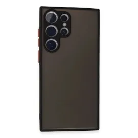Newface Samsung Galaxy S24 Ultra Kılıf Montreal Silikon Kapak - Siyah