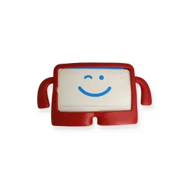 Newface Samsung Galaxy T510 Tab A 10.1 Kılıf Karakter Tablet Silikon - Kırmızı