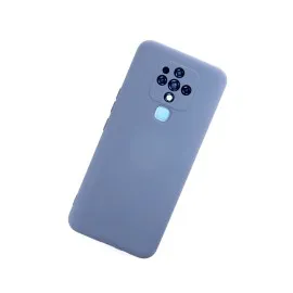 Newface Tecno Camon 16 Kılıf Nano Içi Kadife Silikon - Gri