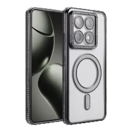Newface Xiaomi Mi 14T Pro Joke Simli Magneticsafe Kılıf - Siyah