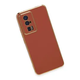 Newface Xiaomi Poco F5 Pro Kılıf Volet Silikon - Kırmızı