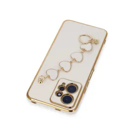 Newface Xiaomi Redmi Note 12 4G Kılıf Esila Silikon - Beyaz