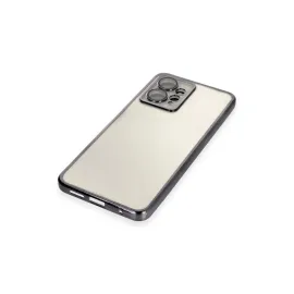 Newface Xiaomi Redmi Note 12 4G Kılıf Razer Lensli Silikon - Siyah