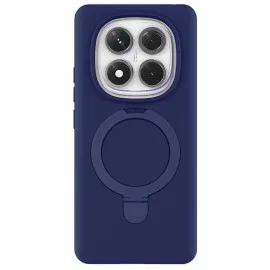 Newface Xiaomi Redmi Note 14 Pro 4G Regal Magsafe Standlı Kapak - Lacivert