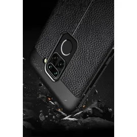 Newface Xiaomi Redmi Note 9 Kılıf Auto Focus Kapak - Lacivert