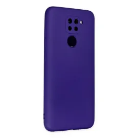 Newface Xiaomi Redmi Note 9 Kılıf Nano Içi Kadife Silikon - Mor