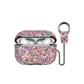 Onegif Airpods Pro 2 (2.nesil) Bright Simli Airpods Kapak - Gold