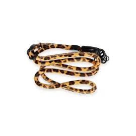 Onegif JI Leopar Desenli Boyun Askısı - Turuncu