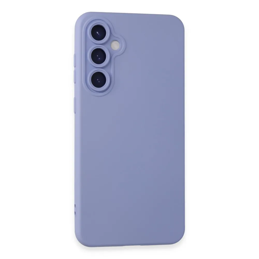 Newface Samsung Galaxy S24 Kılıf Nano Içi Kadife Silikon - Lila
