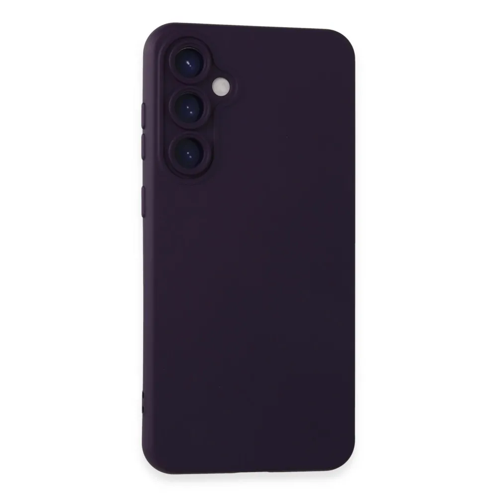Newface Samsung Galaxy S24 Kılıf Nano Içi Kadife Silikon - Mor