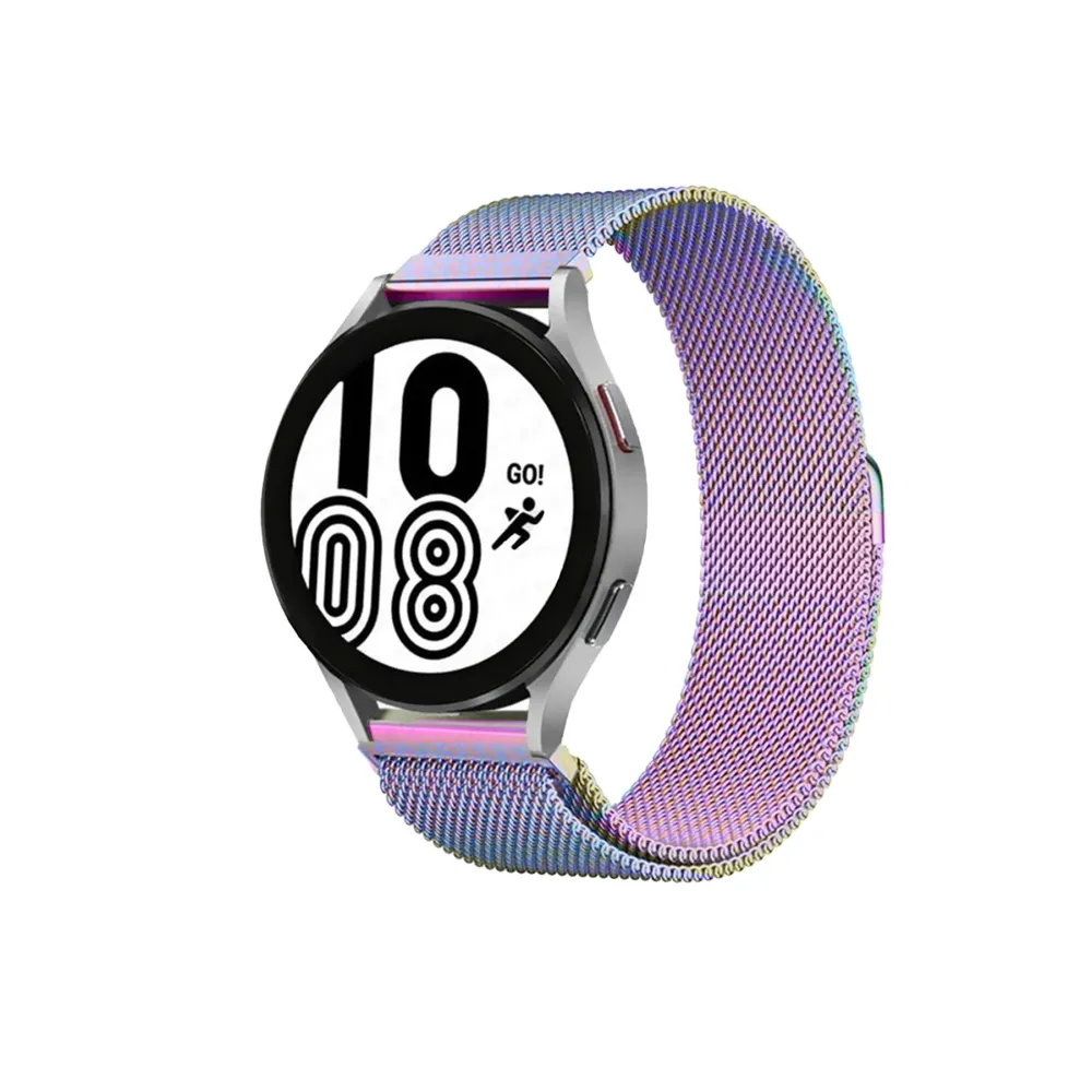 Newface GT4 46mm 22mm Metal Mıknatıslı Kordon - Rainbow