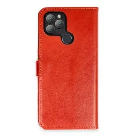 Newface General Mobile GM 22 Plus Kılıf Trend S Plus Kapaklı Kılıf - Kırmızı
