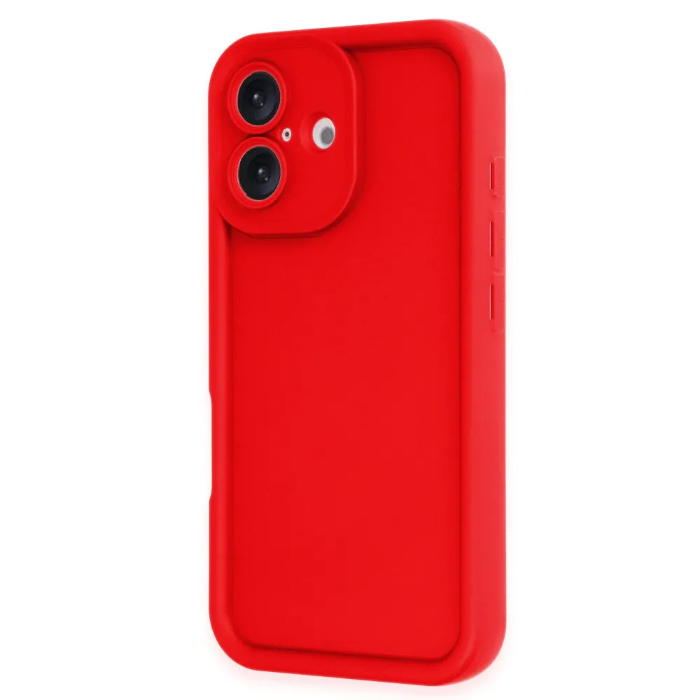 Newface Iphone 16 Kılıf Viera Silikon - Kırmızı
