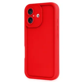Newface Iphone 16 Kılıf Viera Silikon - Kırmızı