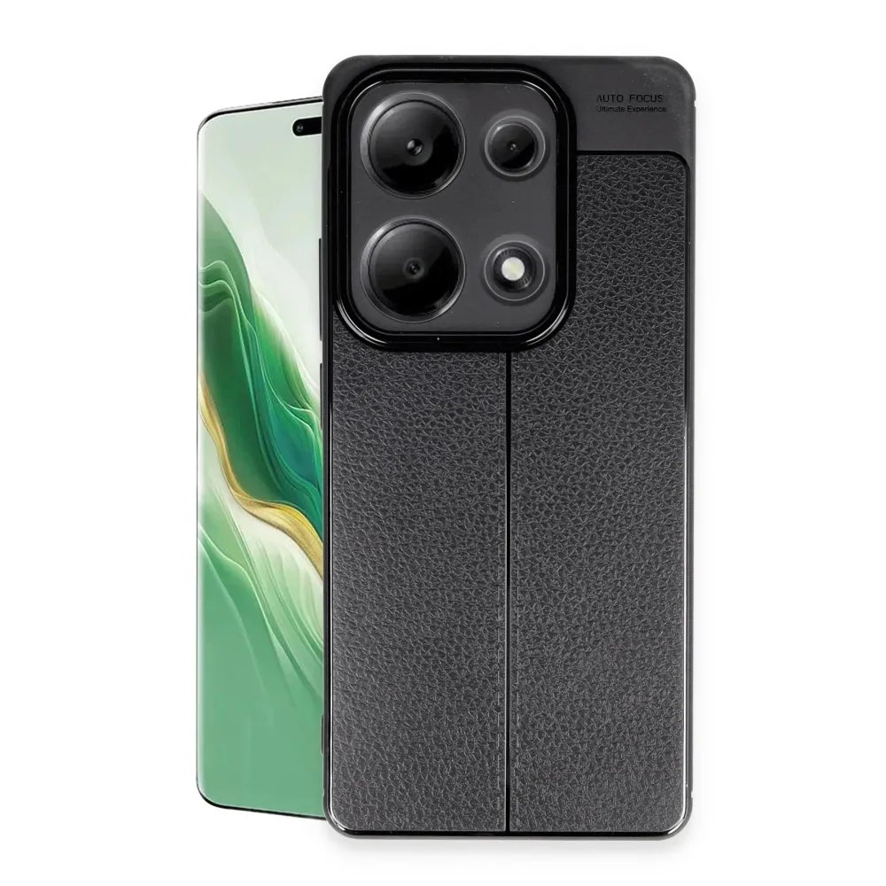 Newface Xiaomi Redmi Note 13 Pro 4G Kılıf Auto Focus Kapak - Siyah