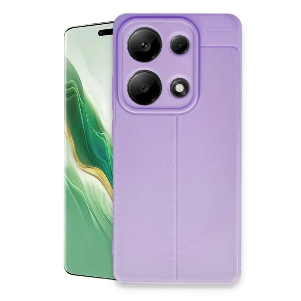 Newface Xiaomi Redmi Note 13 Pro 4G Kılıf Auto Focus Kapak - Lila