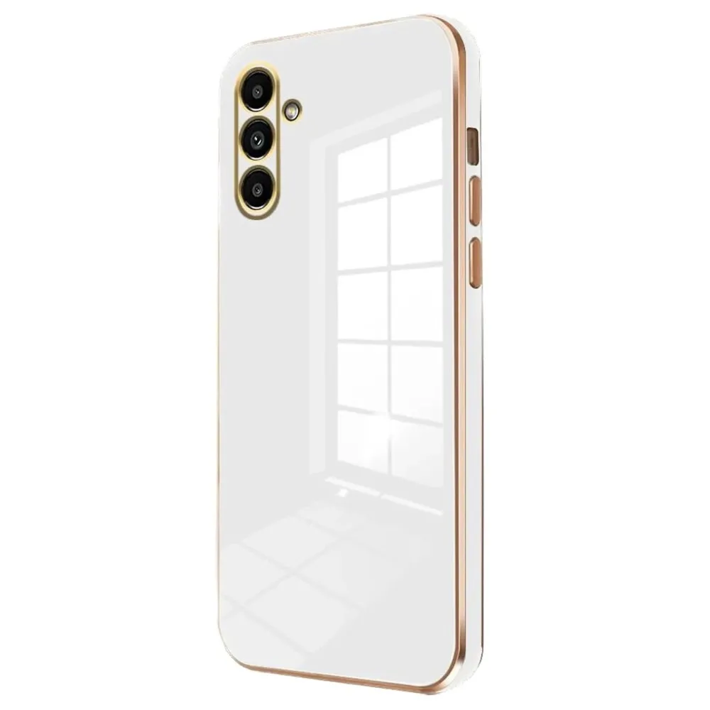 Newface Samsung Galaxy A25 5G Kılıf Volet Silikon - Beyaz