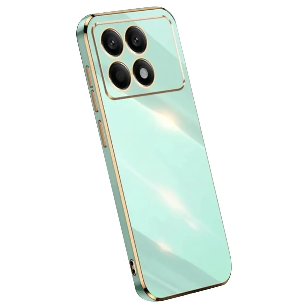 Newface Xiaomi Poco X6 Pro Kılıf Volet Silikon - Açık Yeşil