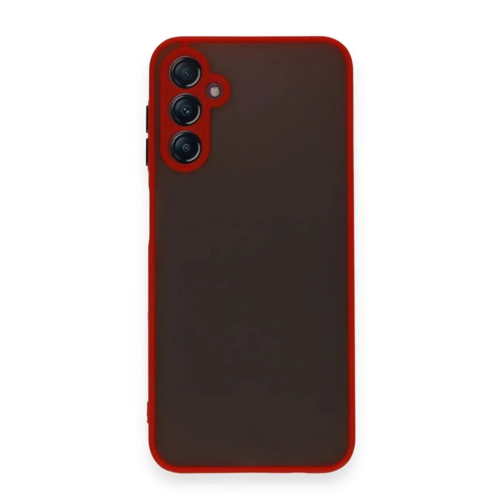 Newface Samsung Galaxy A25 5G Kılıf Montreal Silikon Kapak - Kırmızı