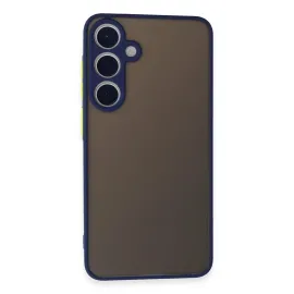 Newface Samsung Galaxy S24 Kılıf Montreal Silikon Kapak - Lacivert