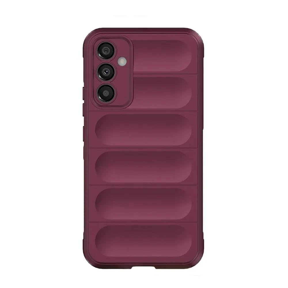 Newface Samsung Galaxy A15 4G Kılıf Optimum Silikon - Bordo