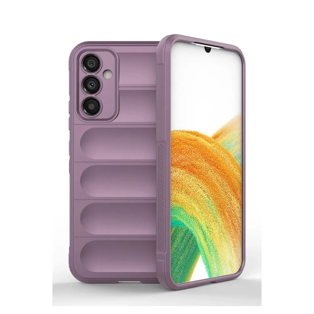 Newface Samsung Galaxy A25 5G Kılıf Optimum Silikon - Mor