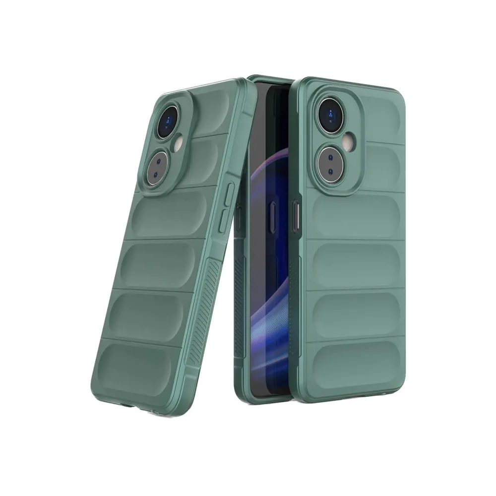 Newface Vivo Y27 Kılıf Optimum Silikon - Koyu Yeşil