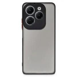 Newface İnfinix Hot 40 Pro Kılıf Montreal Silikon Kapak - Siyah