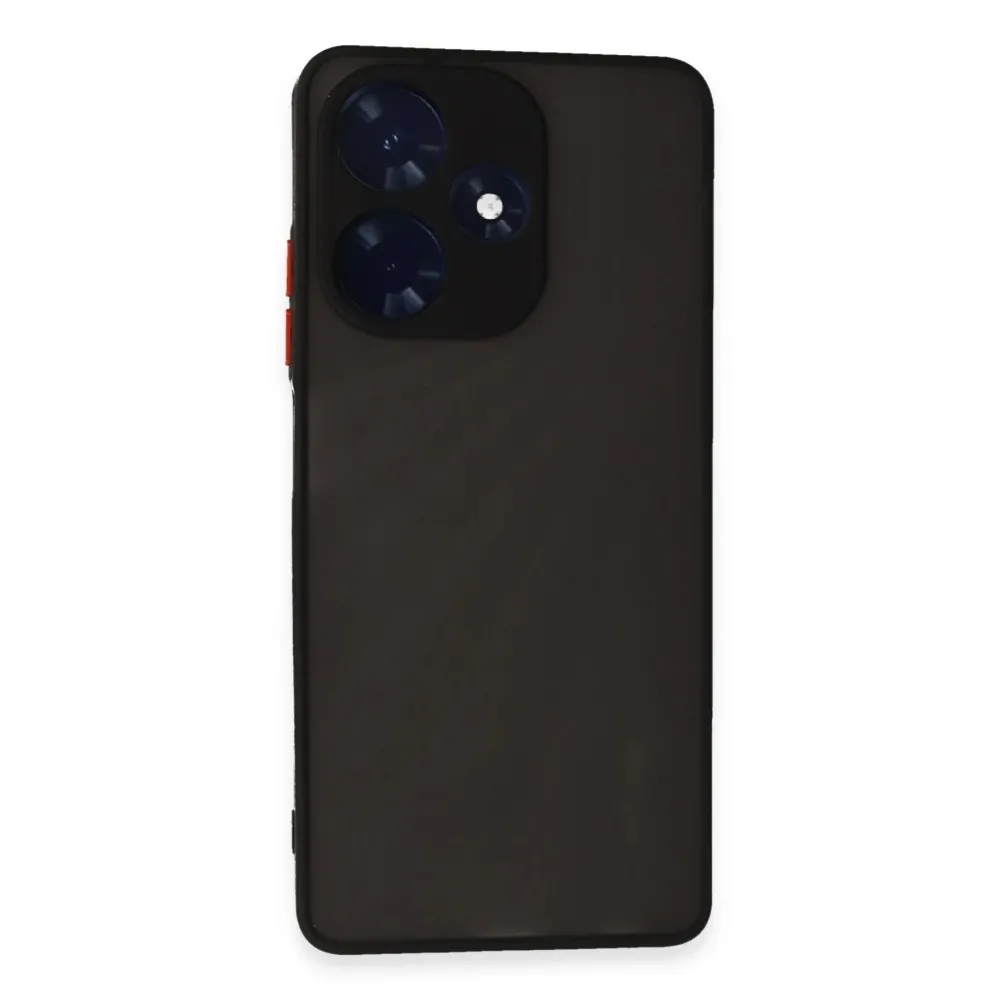 Newface İnfinix Hot 30 4G Kılıf Montreal Silikon Kapak - Siyah