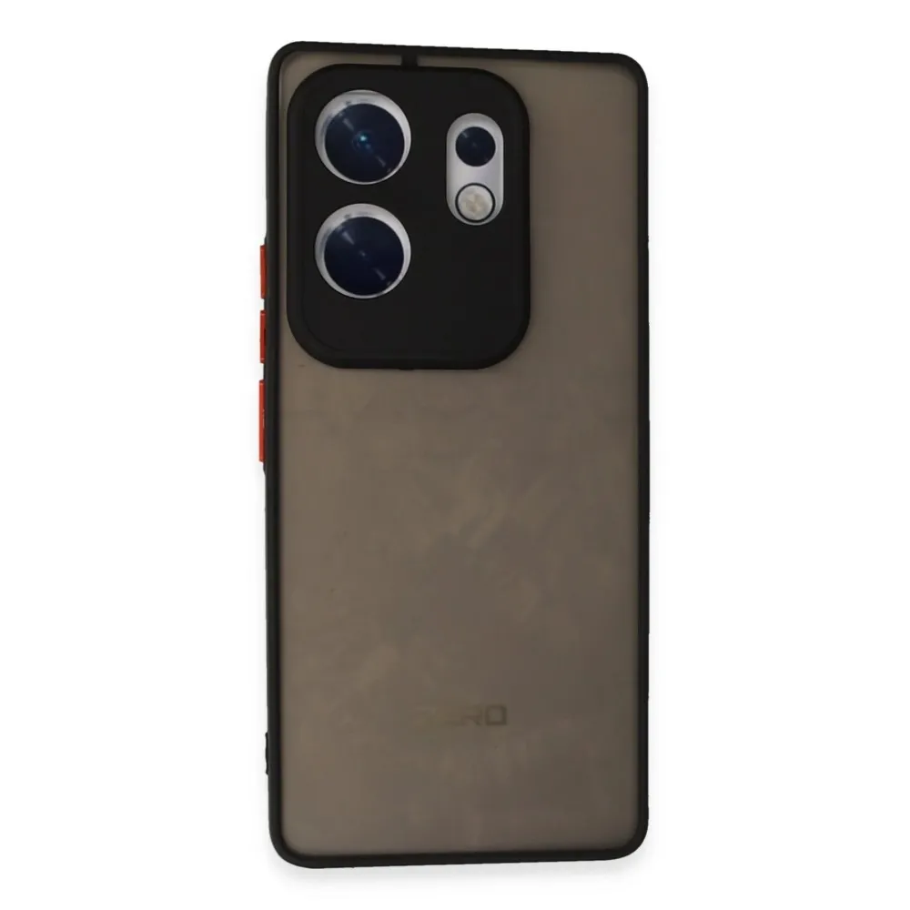 Newface İnfinix Zero 30 4G Kılıf Montreal Silikon Kapak - Siyah