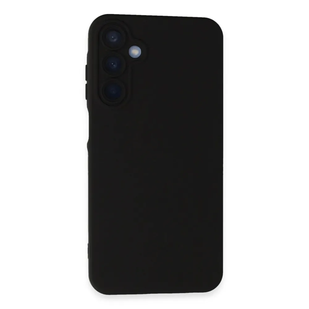Newface Samsung Galaxy A15 4G Kılıf Nano Içi Kadife Silikon - Siyah