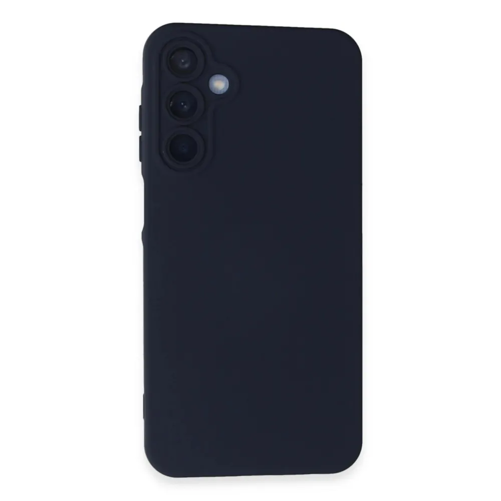 Newface Samsung Galaxy A25 5G Kılıf Nano Içi Kadife Silikon - Lacivert