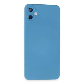 Newface Samsung Galaxy A05 Kılıf Nano Içi Kadife Silikon - Mavi