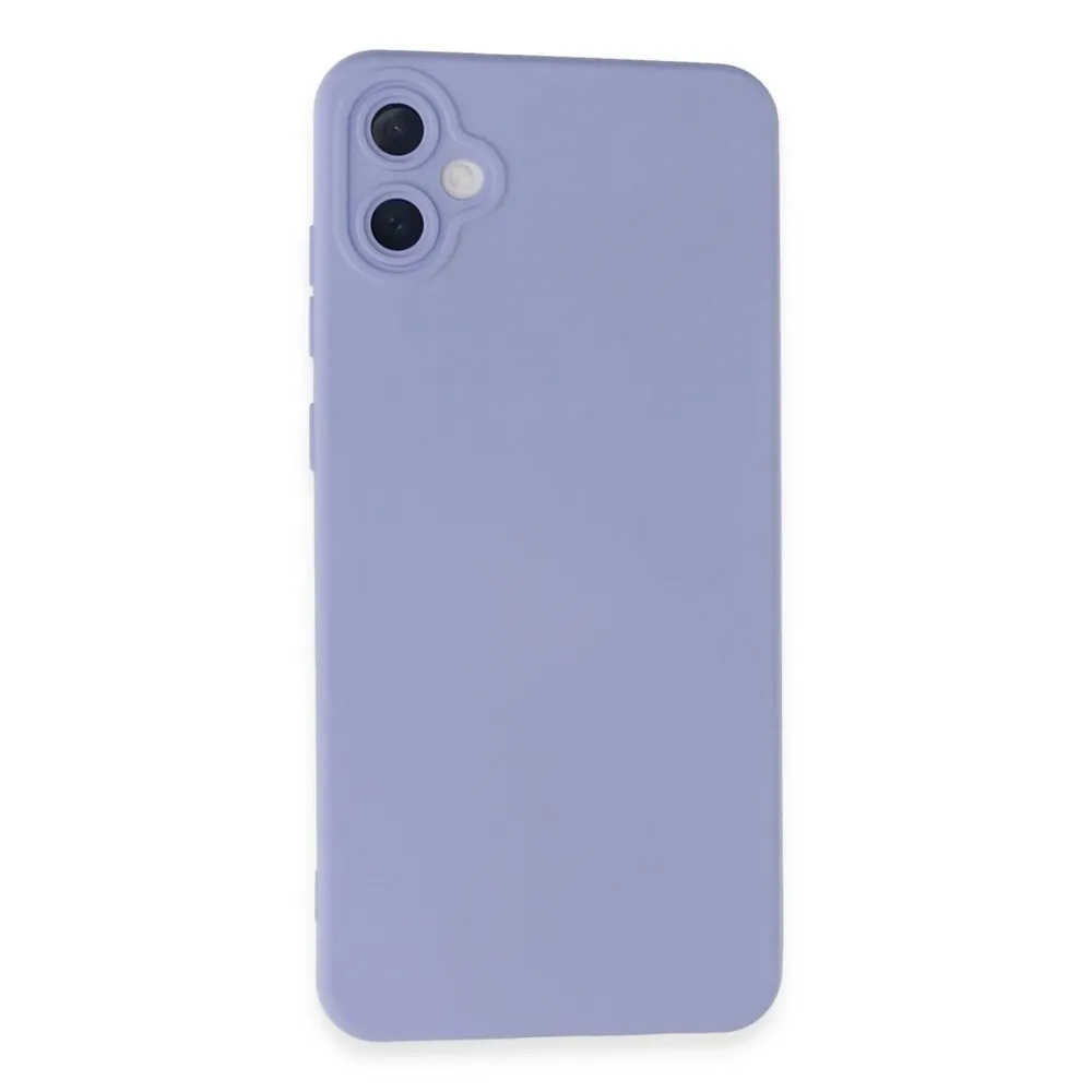 Newface Samsung Galaxy A05 Kılıf Nano Içi Kadife Silikon - Lila