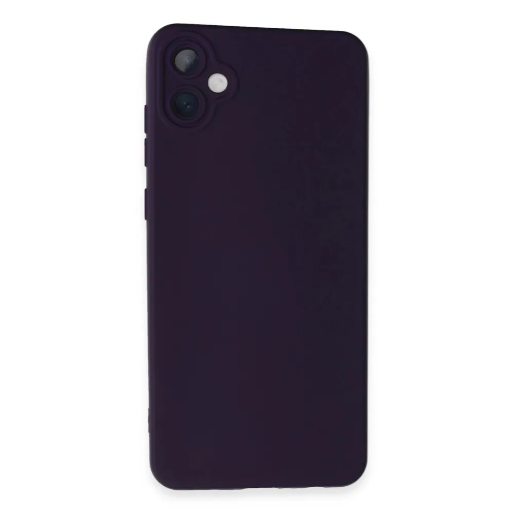 Newface Samsung Galaxy A05 Kılıf Nano Içi Kadife Silikon - Mor