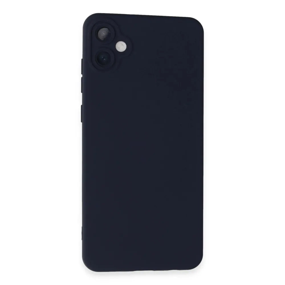 Newface Samsung Galaxy A05 Kılıf Nano Içi Kadife Silikon - Lacivert