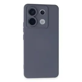 Newface Xiaomi Redmi Note 13 Pro 5G Kılıf Nano içi Kadife Silikon - Gri