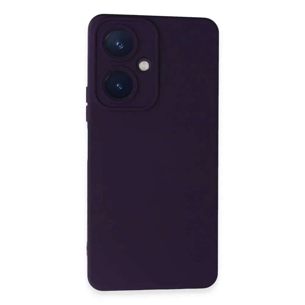 Newface Vivo Y27 Kılıf Nano Içi Kadife Silikon - Mor