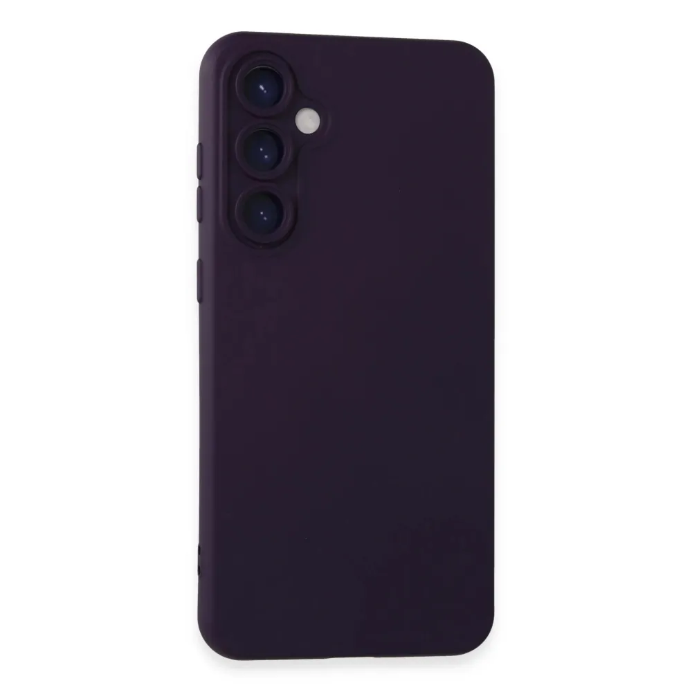 Newface Samsung Galaxy S24 Kılıf Nano Içi Kadife Silikon - Mor